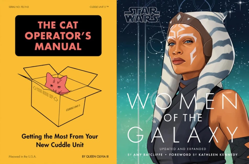The Cat Operator's Manual by Queen Olivia III and Star Wars Women of the Galaxy by Amy Ratcliffe